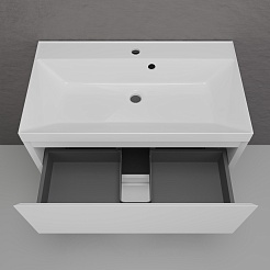 Style Line Тумба под раковину Манхэттен 80 Plus эмаль белая матовая – фотография-4